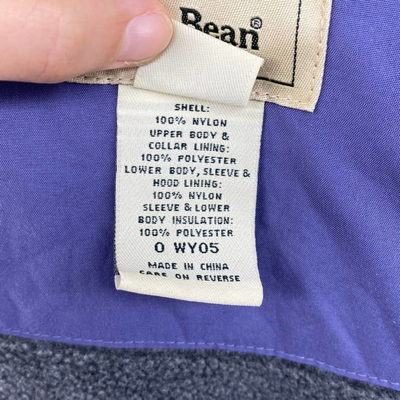 L.L. Bean Insulated Hooded Jacket XS P - Picture 8 of 12